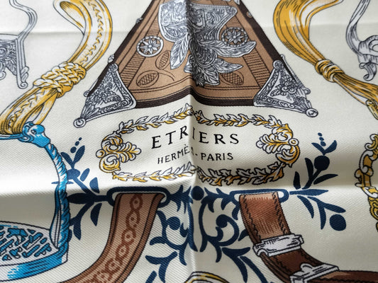 HERMES Carre Handkerchief Scarf