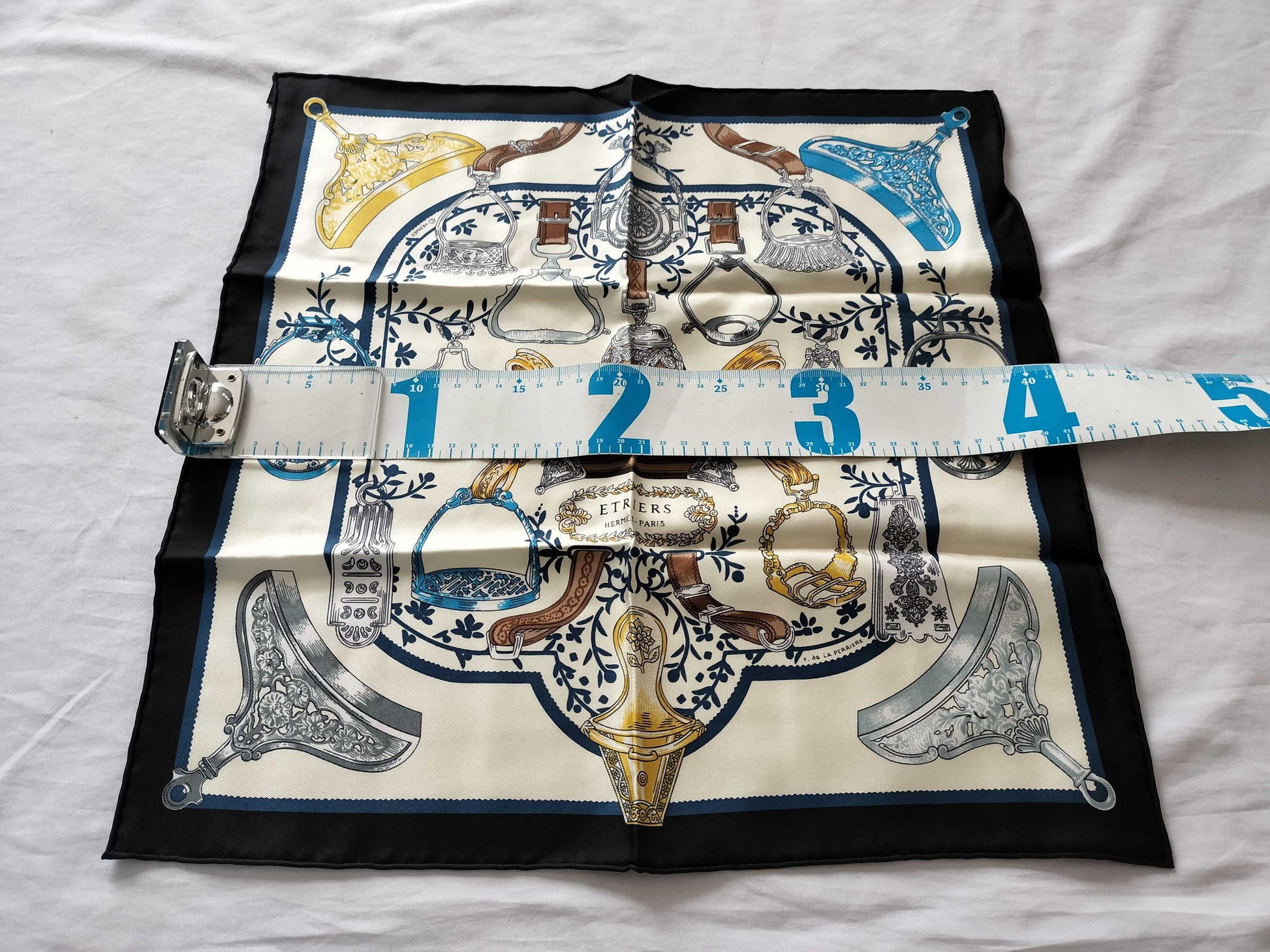HERMES Carre Handkerchief Scarf
