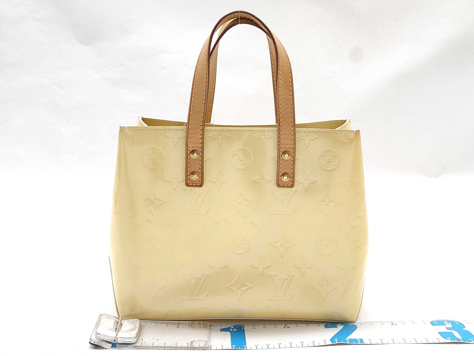 LOUIS VUITTON Vernis M91334 Lead PM Handbag