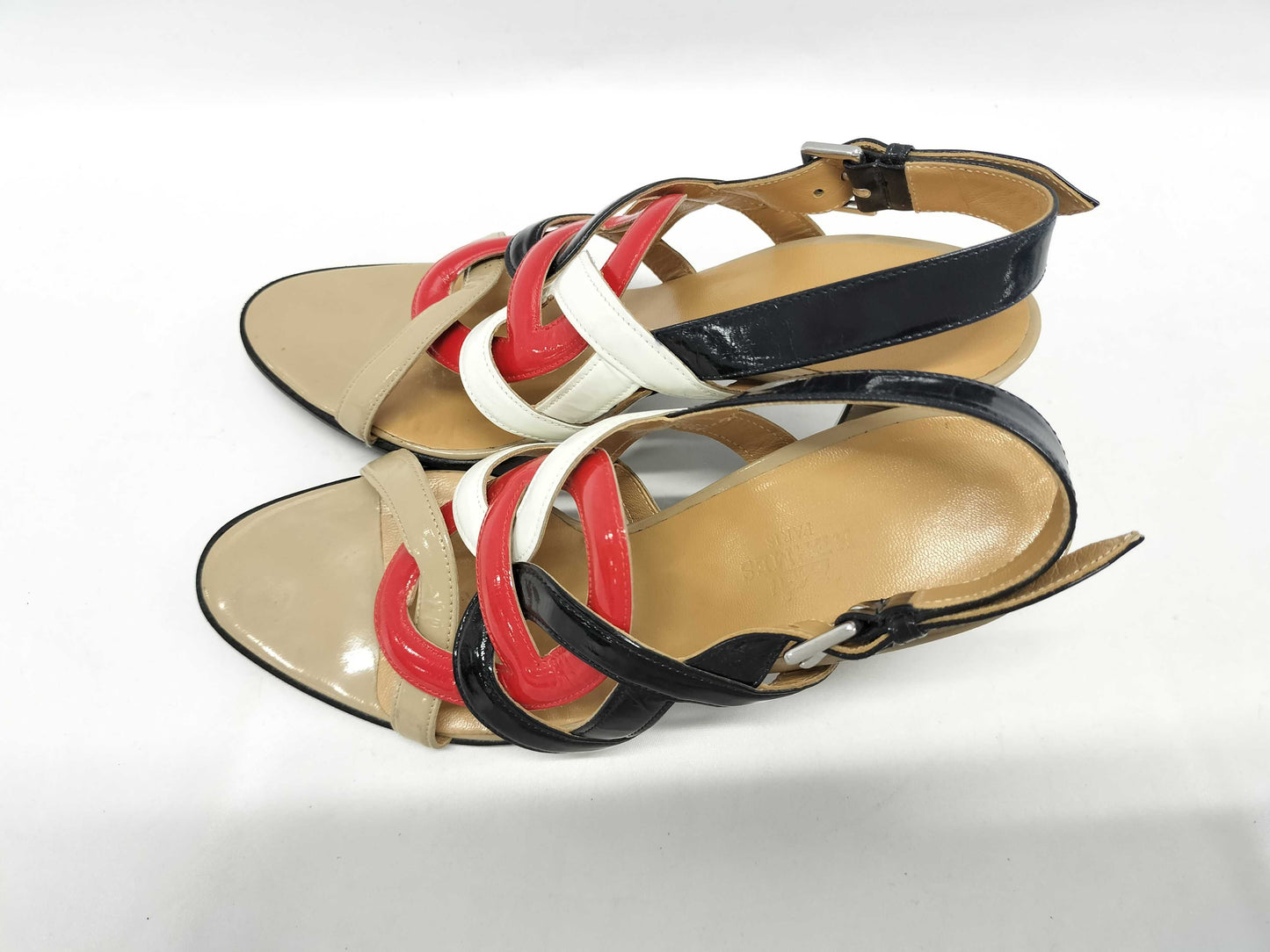 HERMES Chaine Heel Sandals