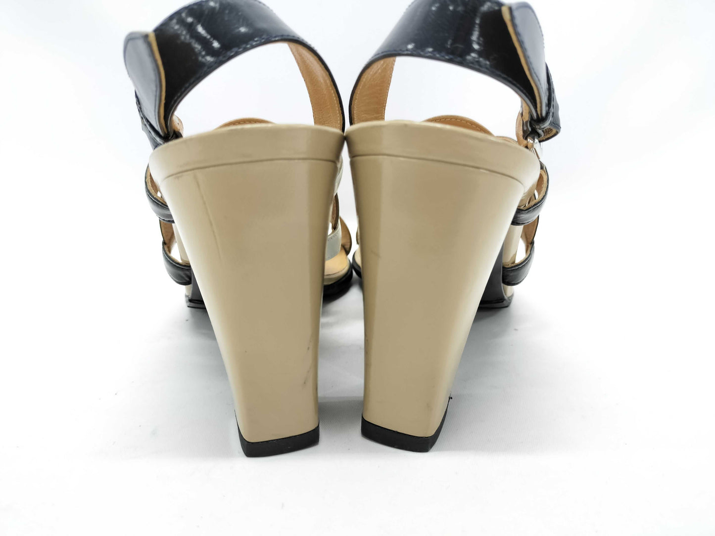 HERMES Chaine Heel Sandals