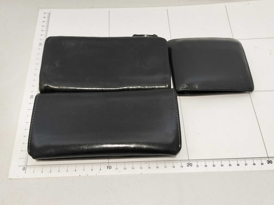 LOUIS VUITTON Epi Porter*3 Wallet Black Wallet