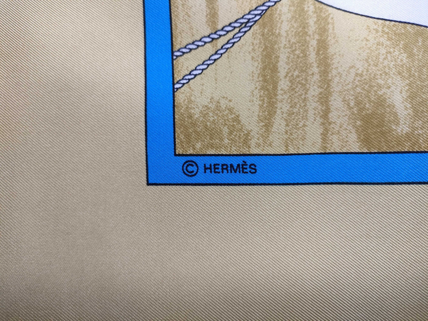 HERMES Christophe Colomb decouvre 1 America 12 Octobre scarf