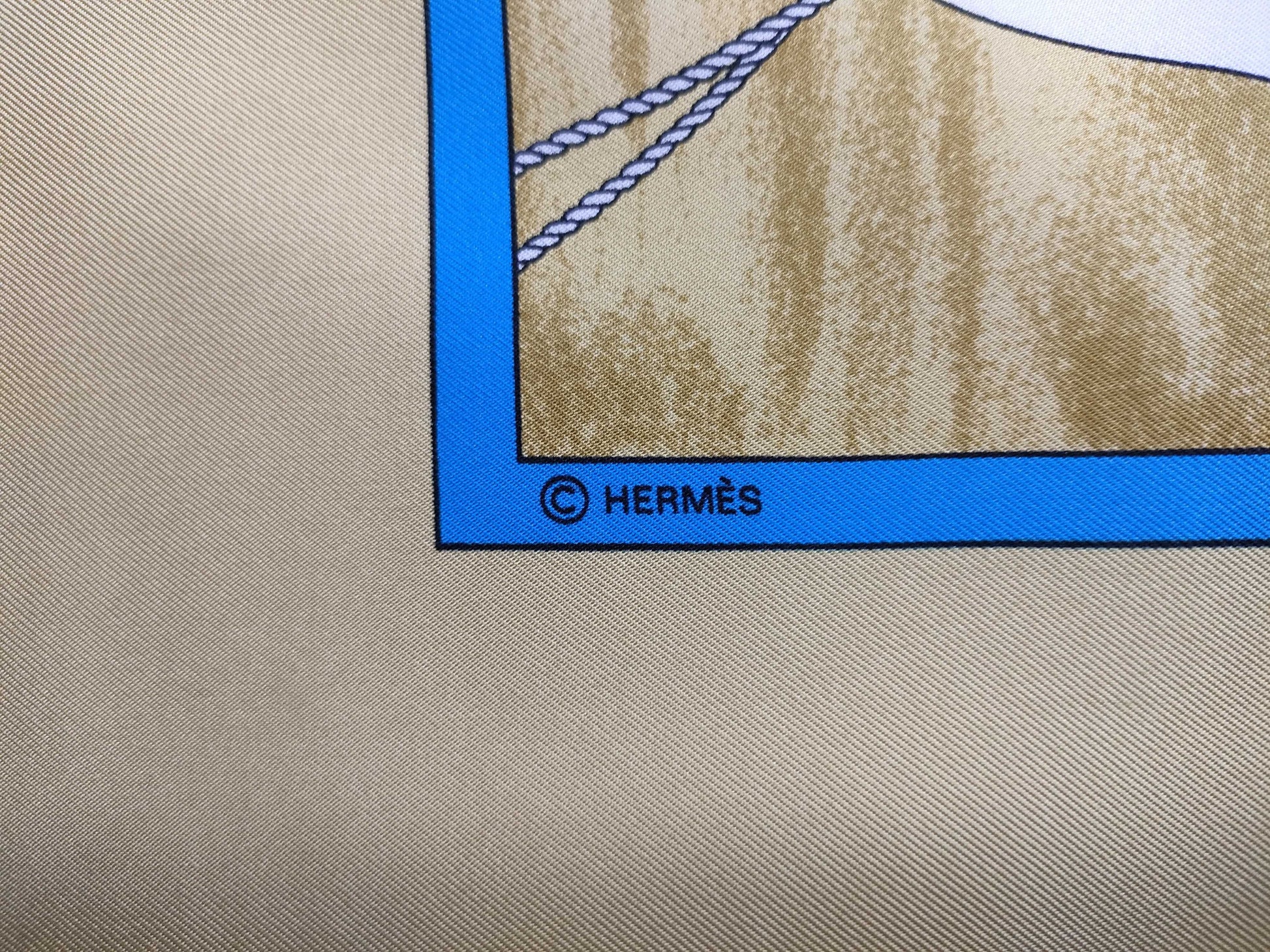HERMES Christophe Colomb decouvre 1 America 12 Octobre scarf