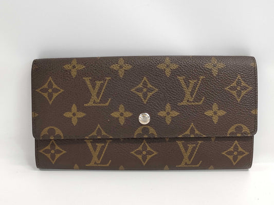 LOUIS VUITTON Monogram Portefeuille Sarah Old Style Wallet