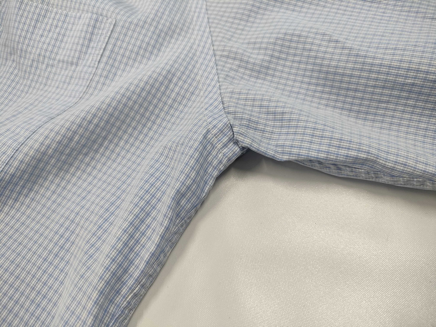 HERMES Check Shirt Serie Button Shirt