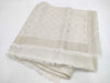 LOUIS VUITTON Large Shawl White Scarf