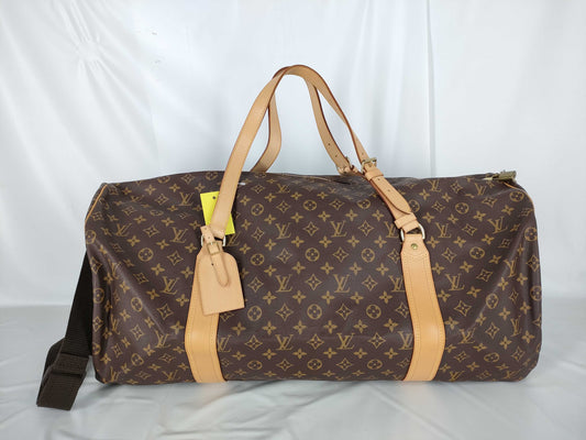 LOUIS VUITTON Monogram Sac Polochon Boston Bag