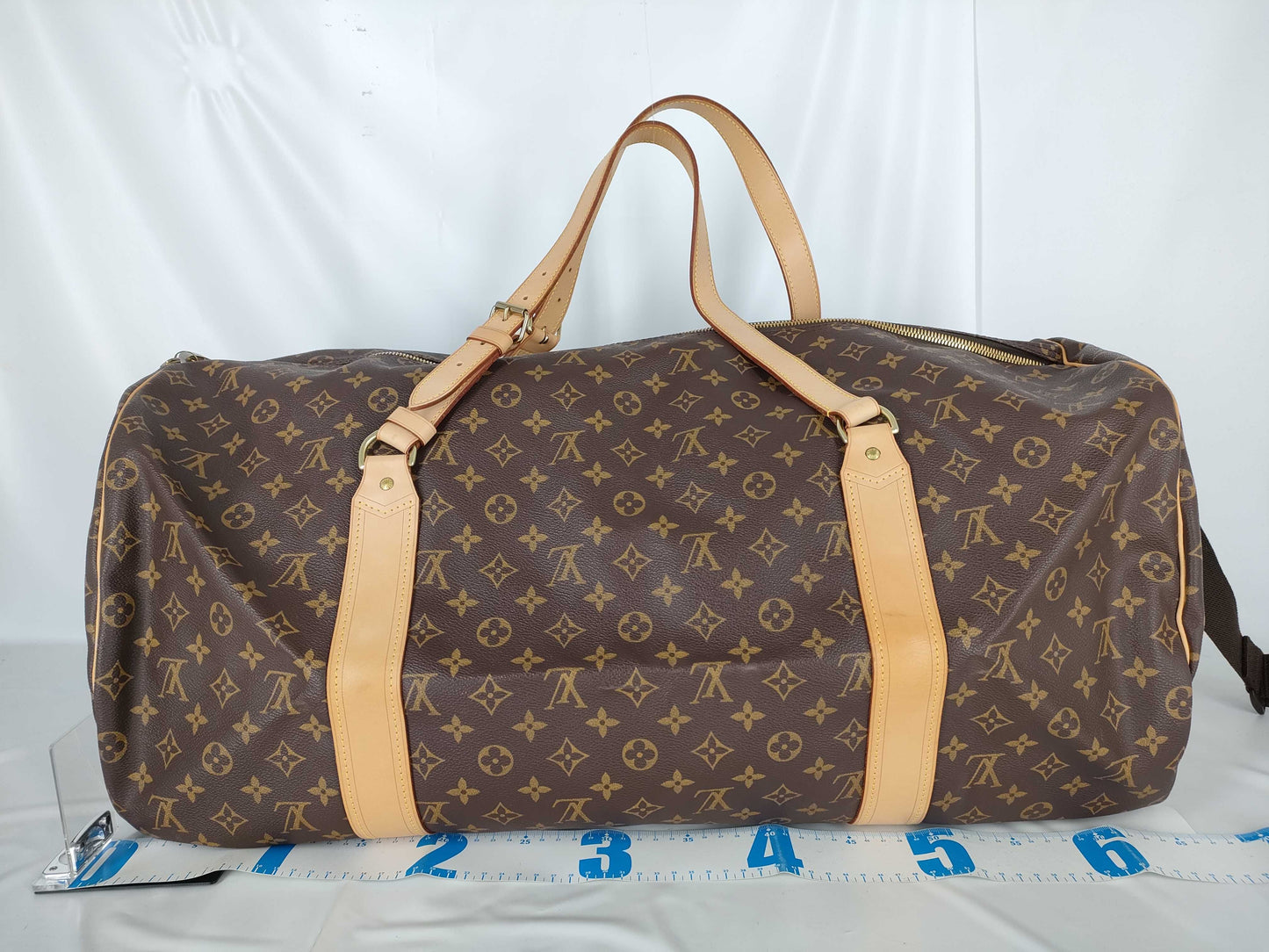 LOUIS VUITTON Monogram Sac Polochon Boston Bag