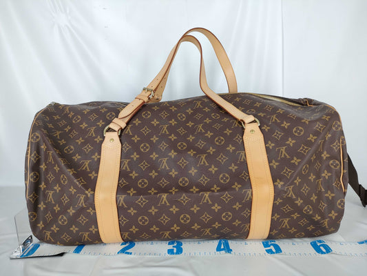 LOUIS VUITTON Monogram Sac Polochon Boston Bag