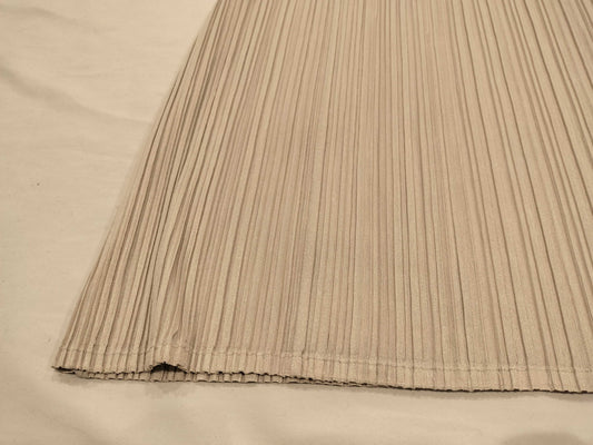 ISSEY MIYAKE Pleats Please/Dress/Cream Deformed Dress