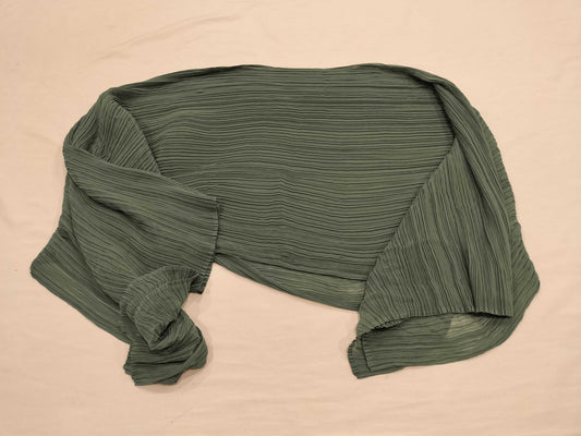 ISSEY MIYAKE Pleats Please/Green/Deformed/Tops Other Apparel