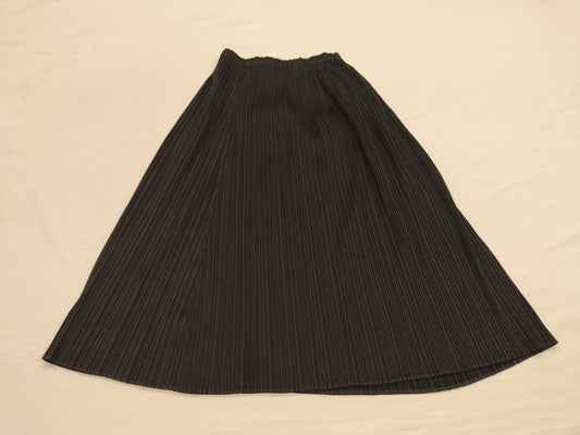ISSEY MIYAKE Pleats Please/Black/Bottoms Skirt