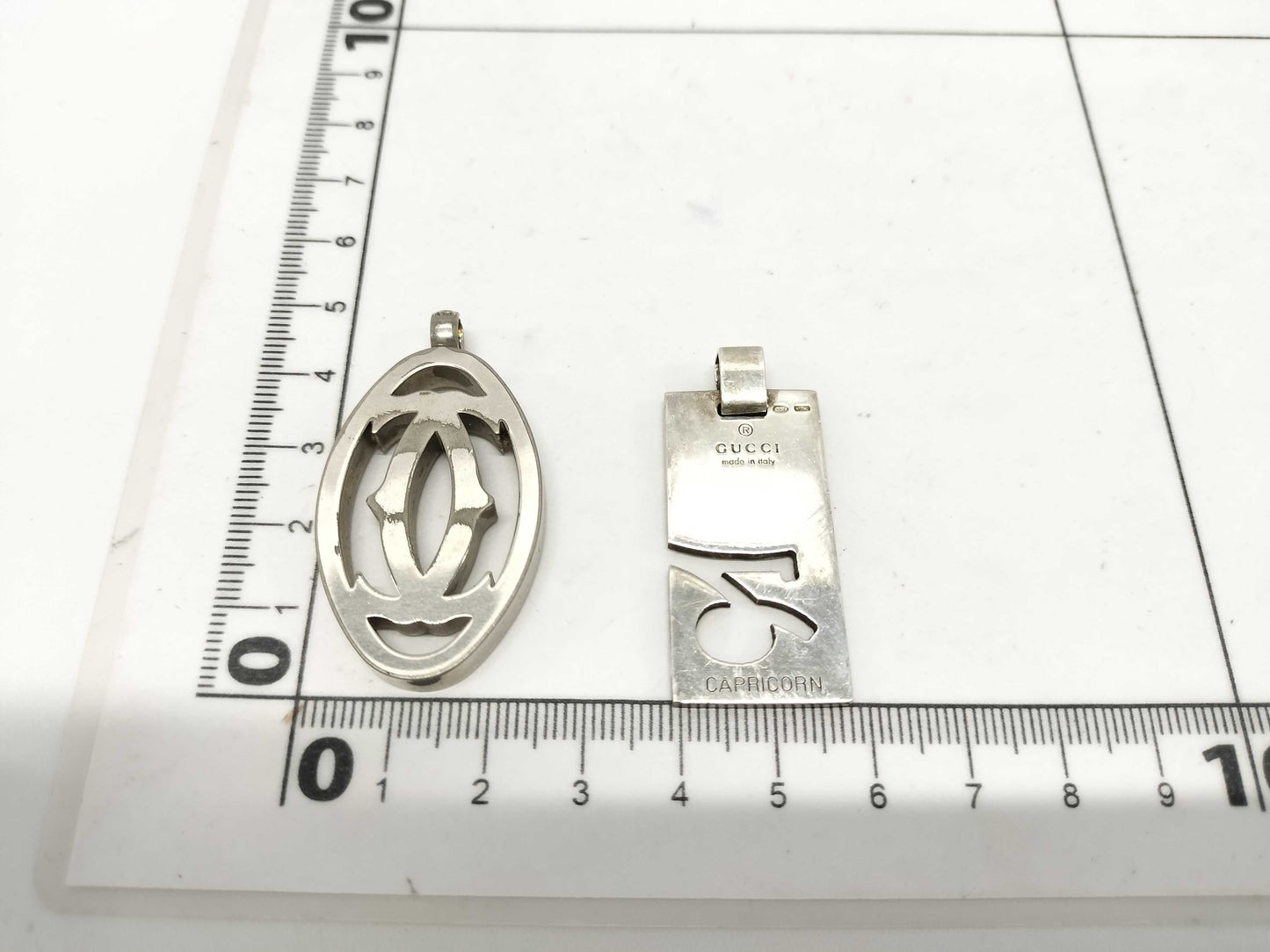 GUCCI Cartier 2C Top/Gucci 925 Plate Top Pendant Top