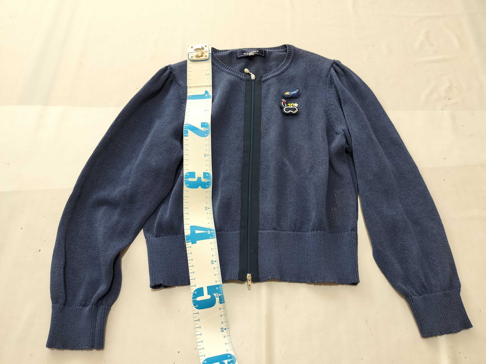 M's Gracie Mesh Cardigan Top