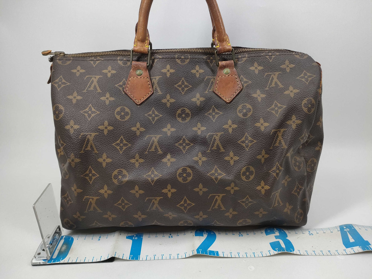 LOUIS VUITTON Monogram M41107 Speedy 35 Boston Bag