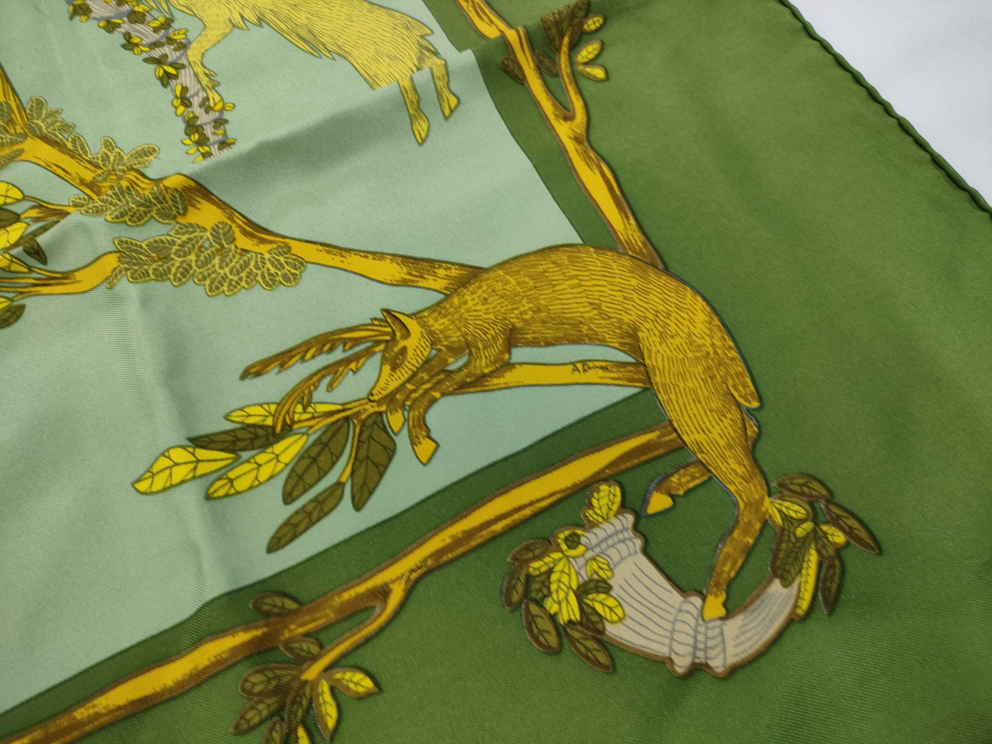 HERMES Carre Carre 90 Animal Alphabet Scarf