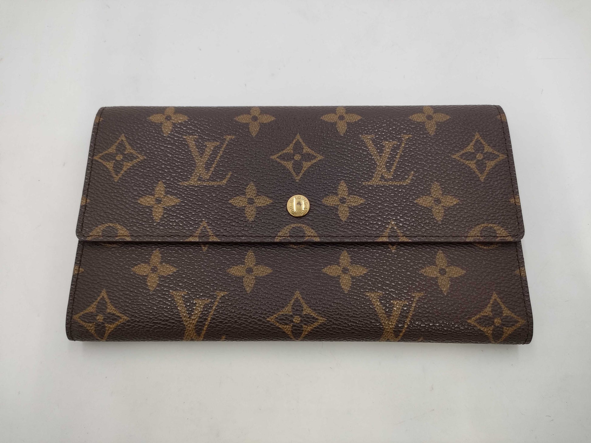LOUIS VUITTON Monogram Louis Vuitton Long Wallet M61725 Porte-Feuille Sara Monogram Wallet