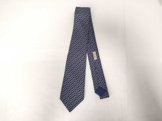 HERMES Blue Tie