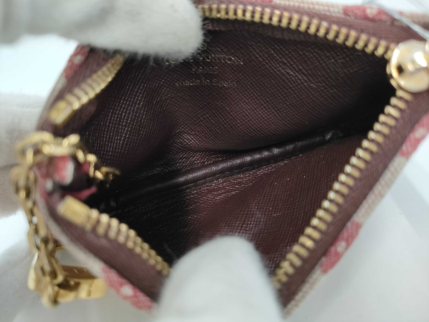 LOUIS VUITTON Monogram Mini Lan Cle M92238 Coin Case