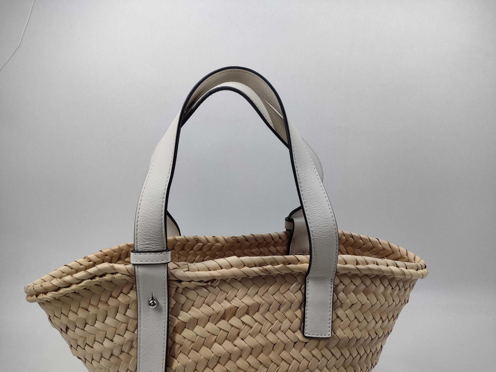 LOEWE Bucket White Tote Bag