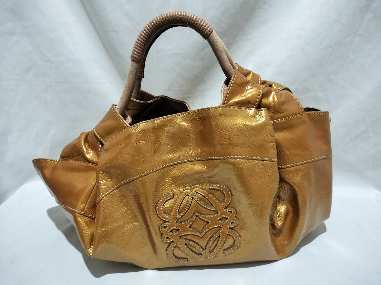 LOEWE Nappa Aire Enamel Handbag