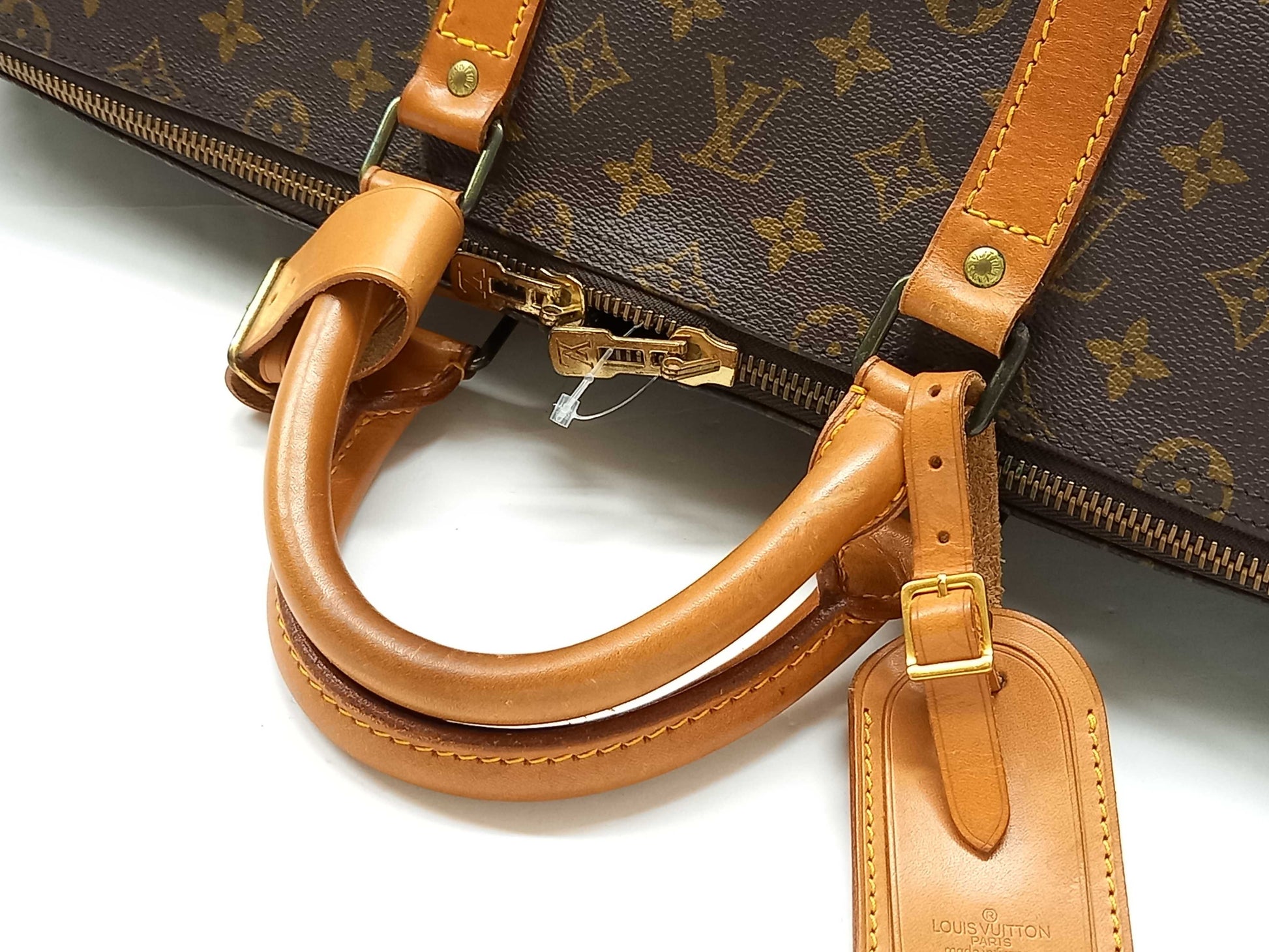 LOUIS VUITTON Monogram Keepall 55 Boston Bag