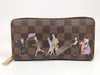 LOUIS VUITTON Damier Zippy Wallet with Illustration Print