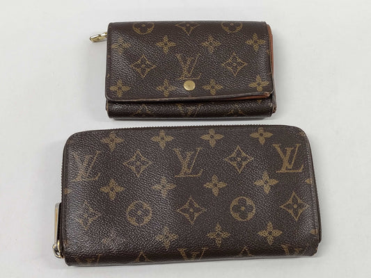 LOUIS VUITTON Monogram Wallet Set Wallet