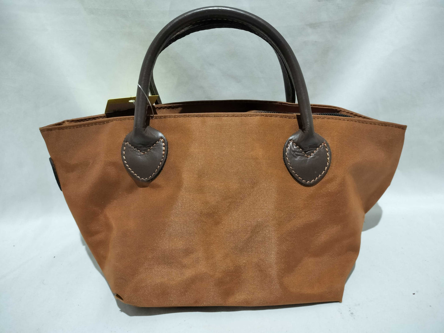 Herve Chapelier Boat-Shaped Tote Bag, Brown