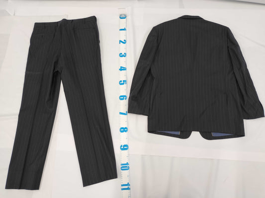 Zegna Trofeo Stripe Suit Set in Black Other Apparel