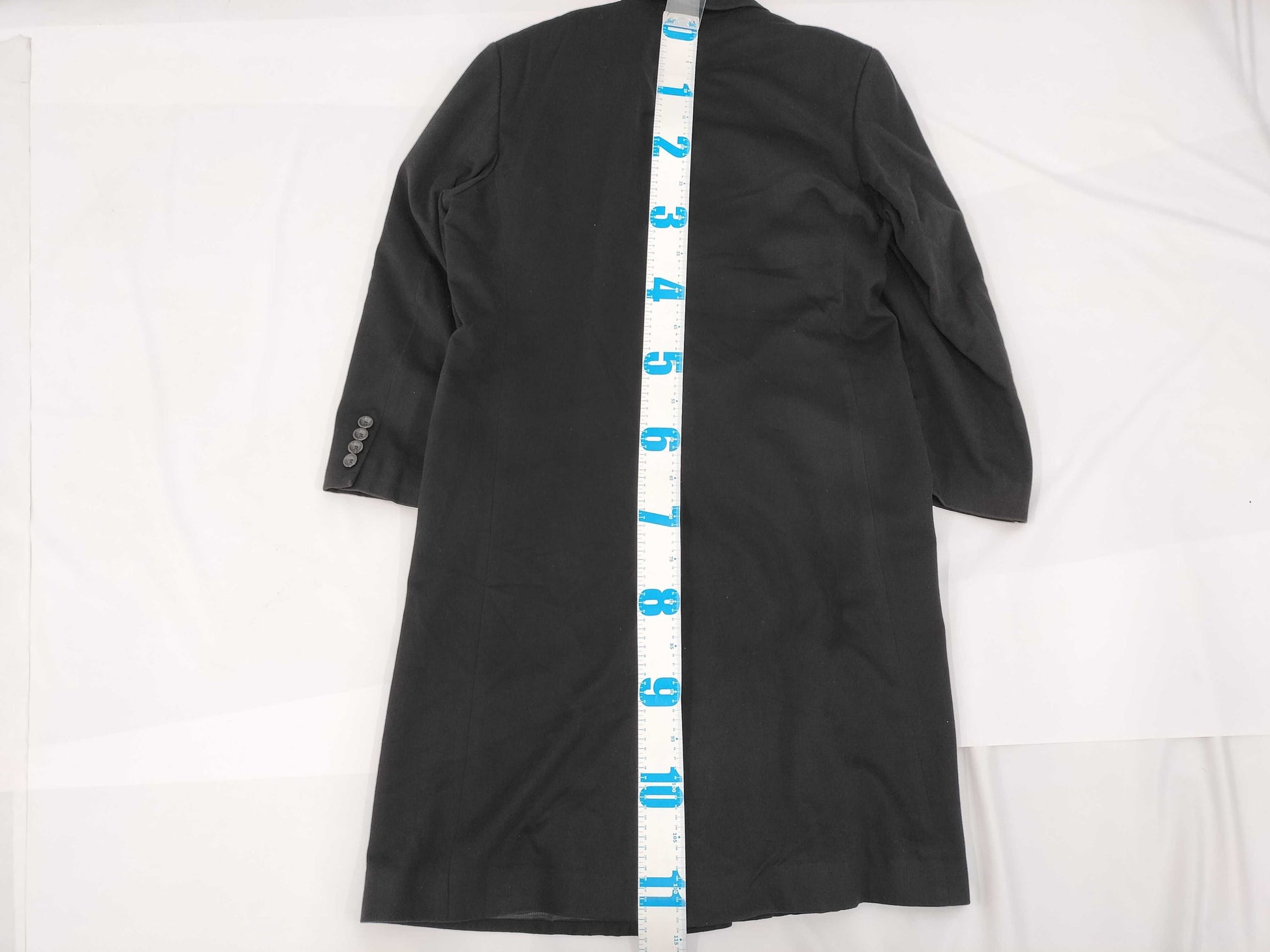 Zegna 100% Cashmere Long Coat, Black