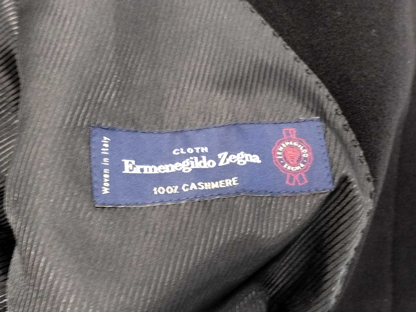 Zegna 100% Cashmere Long Coat, Black