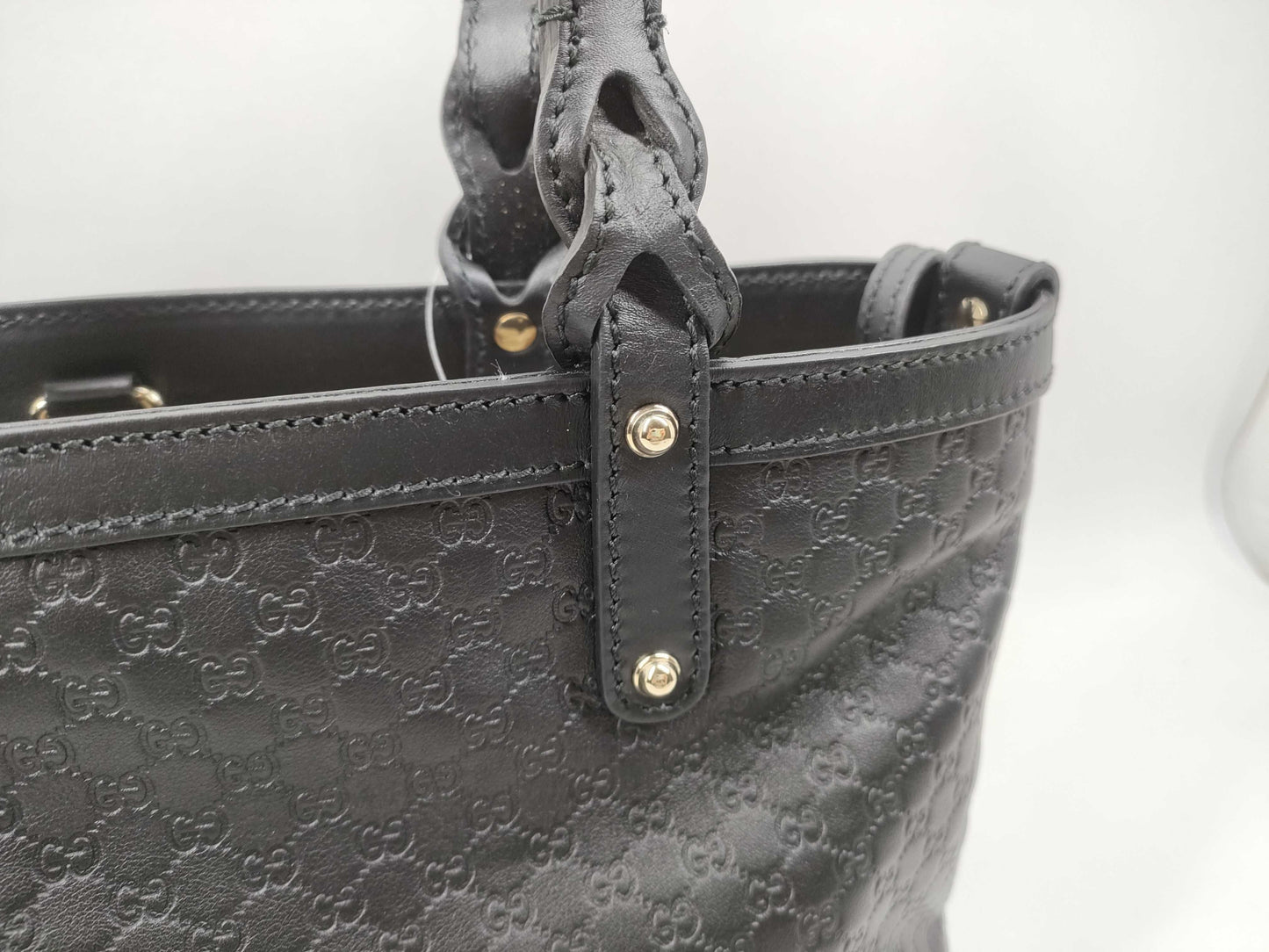 GUCCI Guccissima Microssima Tote Bag with Pouch 269878 Tote Bag