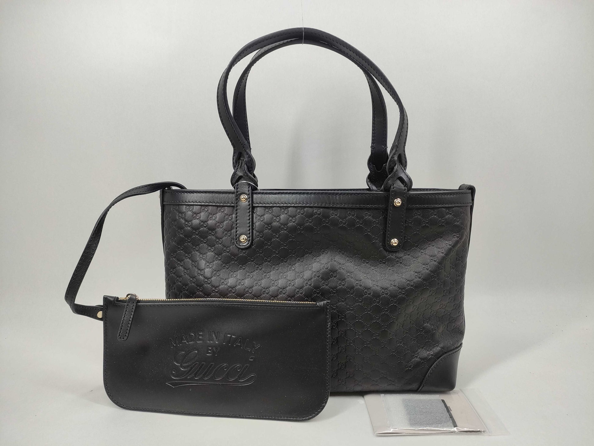 GUCCI Guccissima Microssima Tote Bag with Pouch 269878 Tote Bag
