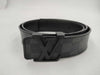 LOUIS VUITTON Damier Graffit Saintture LV Initial Belt