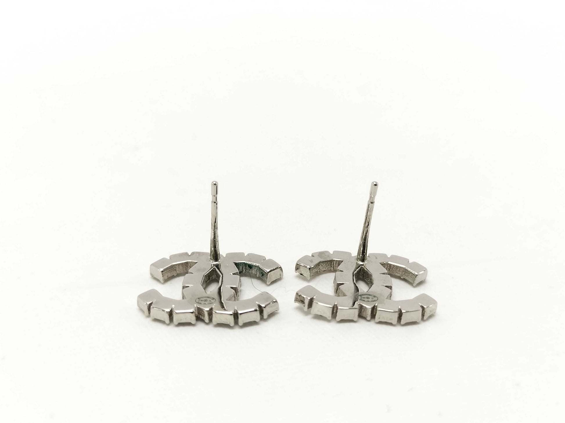 CHANEL Rhinestone Coco Earrings Earrings