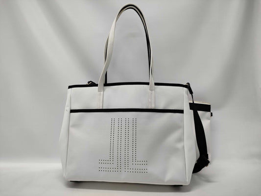 LANVIN Canvas Tote Bag with Pouch