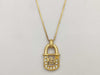 Dior Padlock Motif Necklace