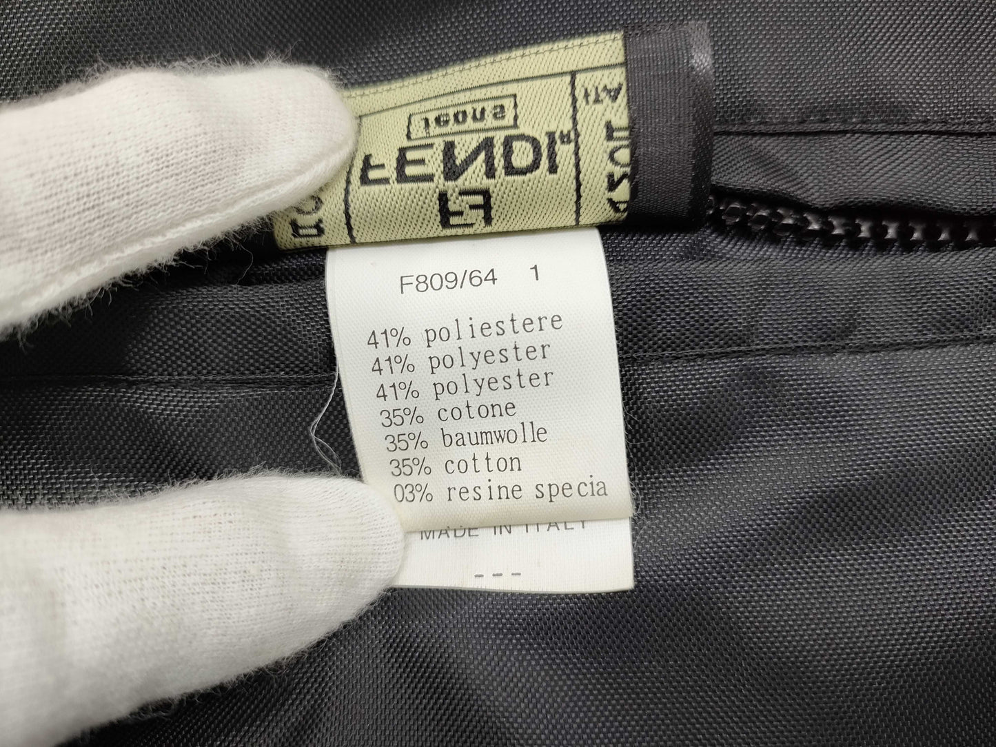FENDI reversible half coat jacket