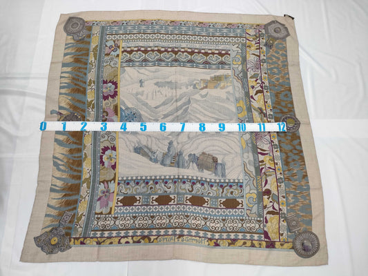 HERMES Carre La femme aux semelles de vent Scarf Scarf