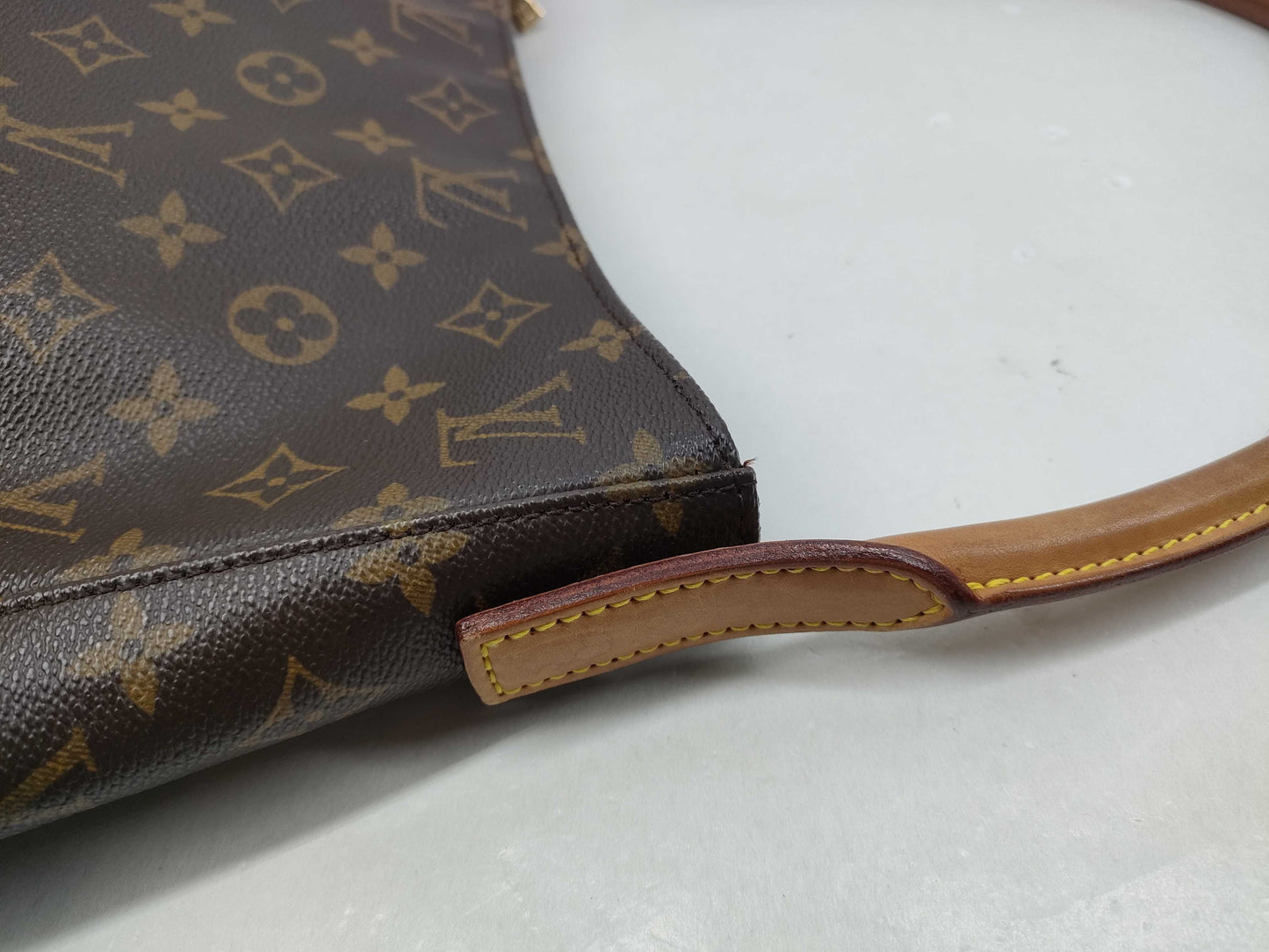 LOUIS VUITTON Monogram M51145 Looping GM Shoulder Bag