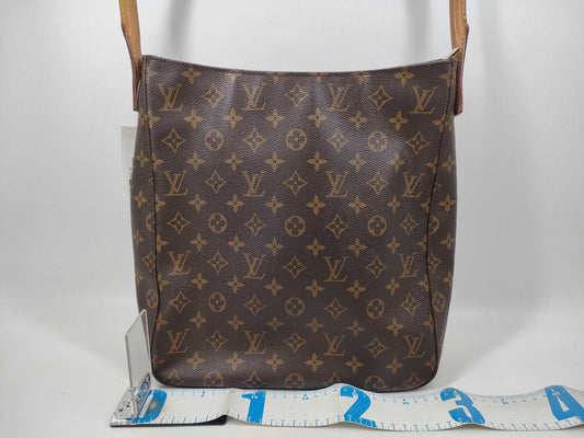 LOUIS VUITTON Monogram M51145 Looping GM Shoulder Bag