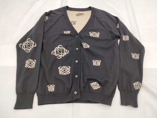 LOEWE Anagram Cardigan Black Cardigan