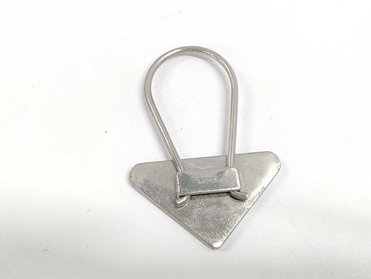 PRADA Triangle Charm M713 Silver Color Other Accessories