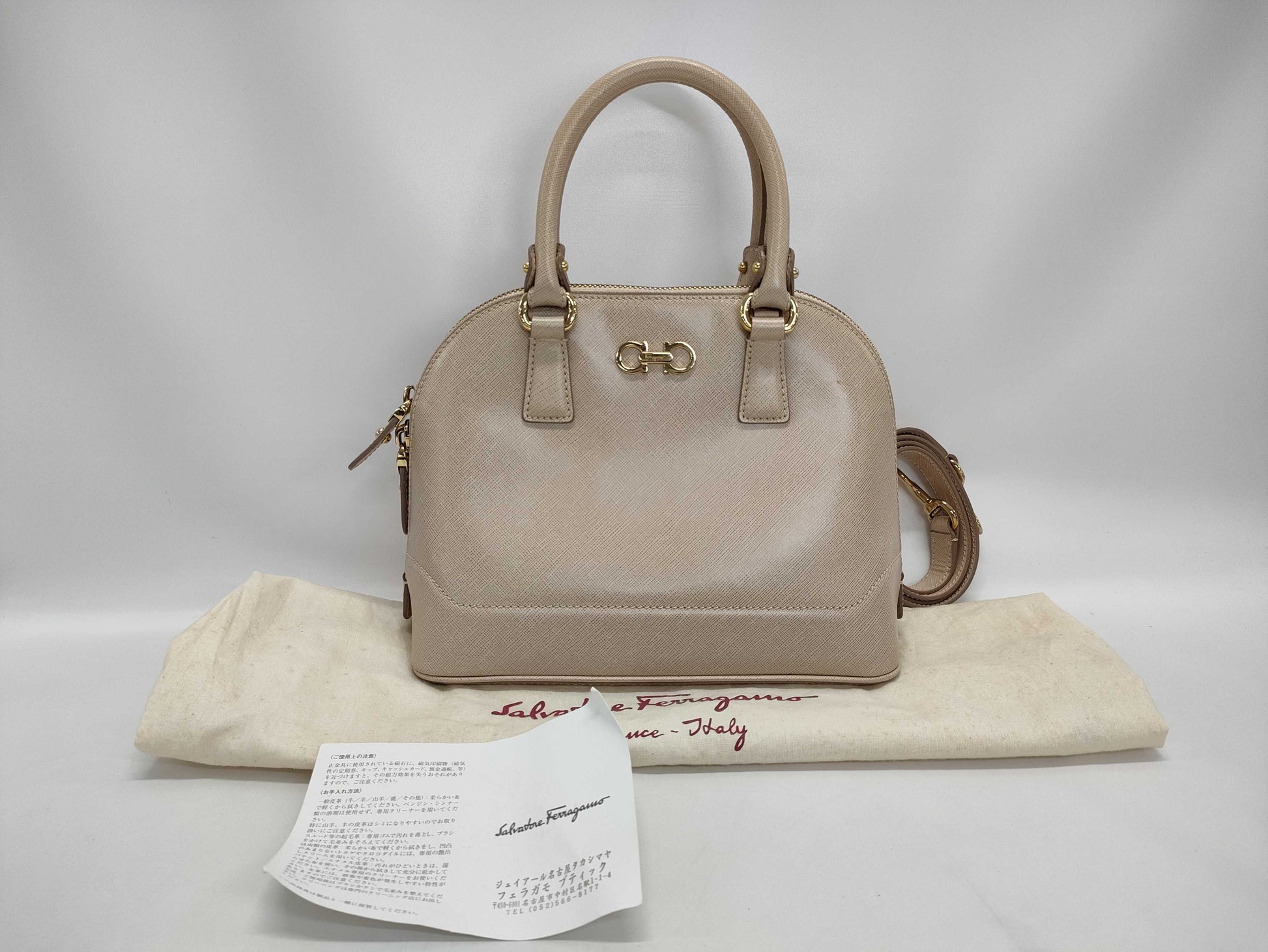 Salvatore Ferragamo Gancini Darina 2-way handbag