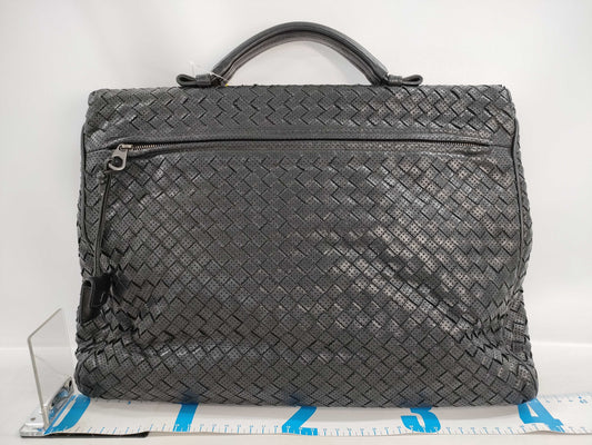 BOTTEGA VENETA Intrecciato Briefcase with Lock Handbag