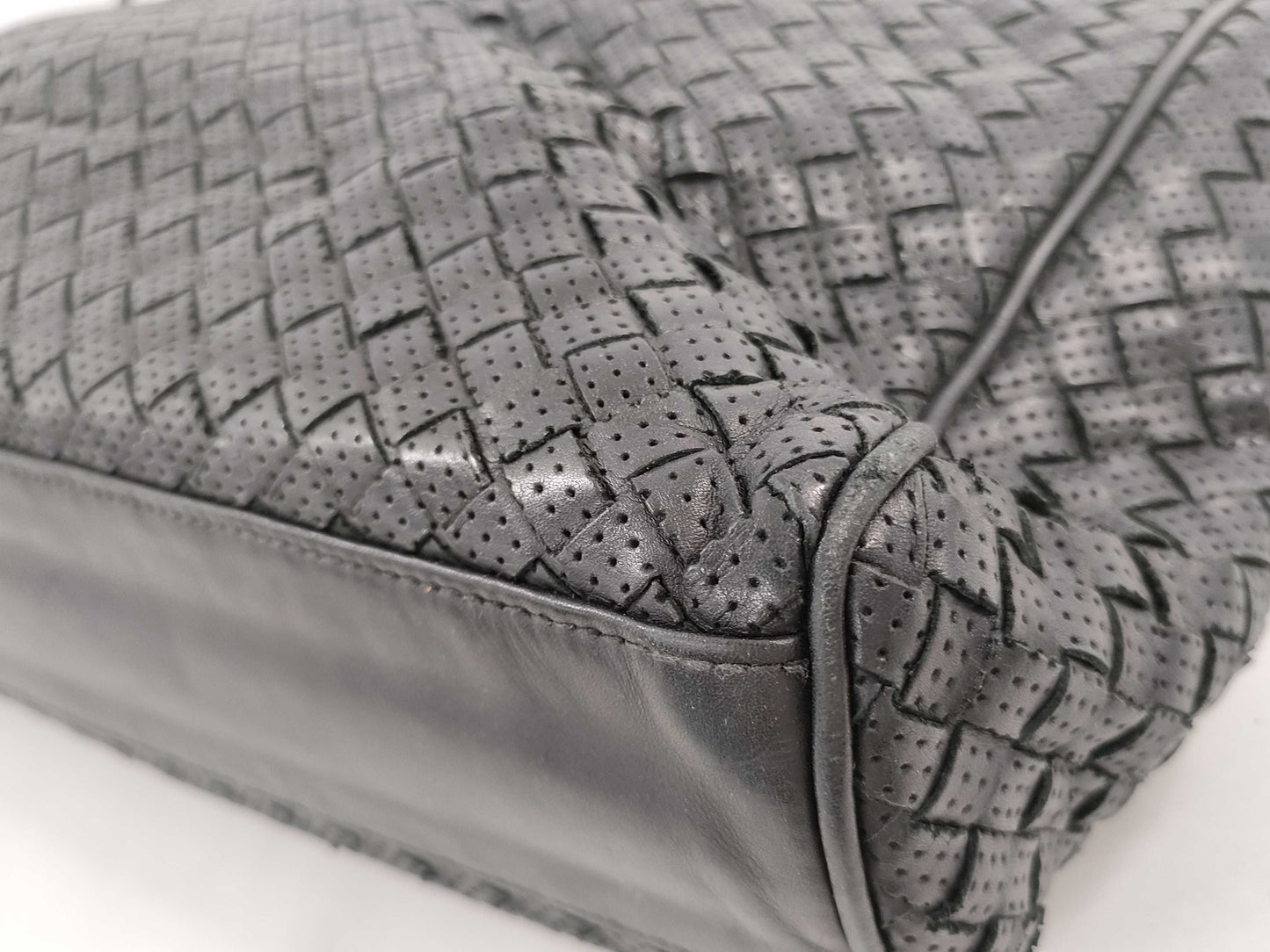 BOTTEGA VENETA Intrecciato Briefcase with Lock Handbag