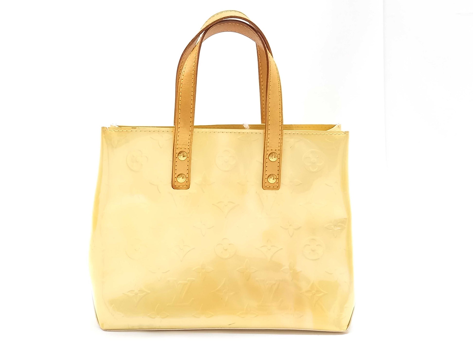 LOUIS VUITTON Vernis Reed PM Handbag