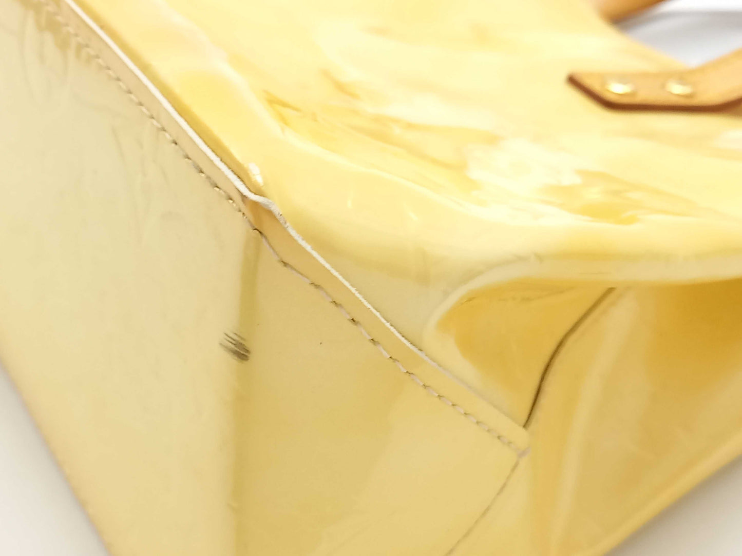 LOUIS VUITTON Vernis Reed PM Handbag